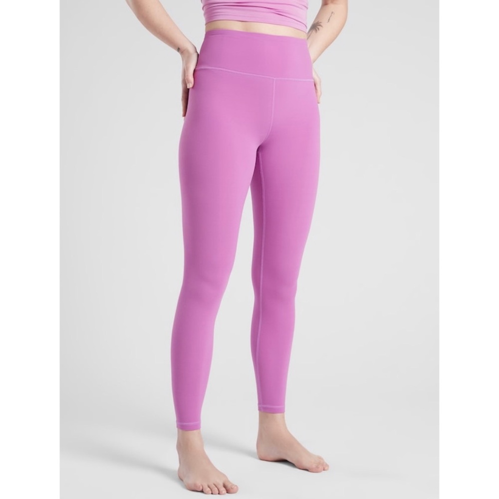 NWT Athleta Elation 7/8 Tight XXS Pink / Purple